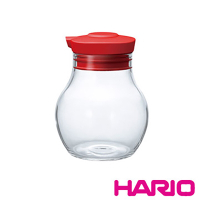HARIO 酒紅按壓式調味罐 OMPS-120-R 120ml