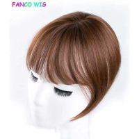 Hakaa Synthetic Hair Fringe Clip Bangs Straight Fake Hair Piece High Temperature Fiber Wig Bangs Cli