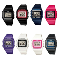 CASIO 卡西歐 彩色亮感電子錶(W-215H)