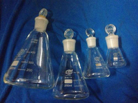 具塞三角燒瓶 250ML 磨口帶塞三角燒瓶250ML 錐形瓶具塞