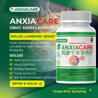 AnxiaCare - Herbal Asam Lambung Kronis Original Halal & BPOM Tanpa Efek Samping Membantu Mengatasi G