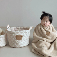 【MUMU慕慕】韓國寶寶多功能披風浴巾毛毯(嬰兒外出多功能被毯)