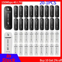 20-1PCS 4G LTE Wireless USB Dongle WiFi Router 150Mbps Mobile Broadband Modem Stick Sim Card USB Adapter Router Network Adapter