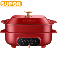 SUPOR Multifunctional Electric Cooking Pot 4.5L Large Capacity Split Electric Hot Pot 4 Gears Smart Home Kitchen Appliances