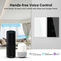 Saklar Lampu Smart Switch WiFi Timer Touch Sense 10A Hemat Listrik