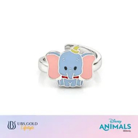 UBS Gold - Cincin Emas Bayi Disney Animals - 17k - Cny0045 Semua Ukuran White Gold