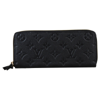 LV M60171 經典Monogram壓紋系列Empreinte牛皮拉鍊長夾(黑色)