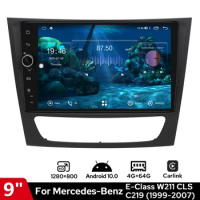 Android 10.0 Car Radio 9” Head Unit Autoradio Car  intelligence system GPS For Mercedes-Benz E-Class/W211/CLS/C219 1999-2007