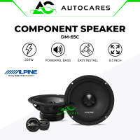 [DM-Series] 2-Way Component Speaker ALPINE DM-65C 6.5\ Car Speaker Kereta"