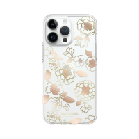 【KATE SPADE】iPhone 14 Plus 精品手機殼 金色年華(保護殼/手機套)