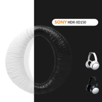 1Pair Replacement Headphones Ear Pads For Sony MDR-XD150 XD200 RAPOO H600 Headphone Foam Ear Pads Cushions High Rebound Sponge