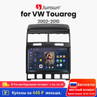 Junsun V1 AI Voice Wireless CarPlay Android Auto Radio for VW Volkswagen Touareg 2002-2010 4G Car Multimedia GPS 2din autoradio