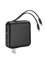 พาวเวอร์แบงค์ (15000 mAh, สีดำ) รุ่น P15