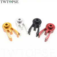 TWTOPSE 10.8g Catcher Crab For Brompton Folding Bike 3SIXTY PIKES Clamp Head Tube Fixing Buckle Bicycle Front Fork Handlebar