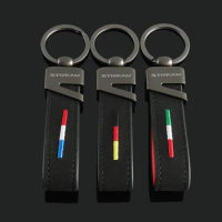 Suede Car Keyring Pendant Key Rings Keychain for Honda STREAM Logo ivic City Odyssey Vezel CRV Accord Fit XR-V Accessories