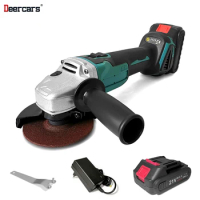 18V-21V Brushless Rechargeable Angle Grinder Cordless Cutter Wireless Battery Grinding Machine Electric Polishing Power Tools