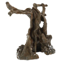 Fish Tanks Aquarium Decoration Tree Root Figurine Statue Resin Craft Driftwood for Lifelike
