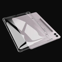 Transparent Silicone Tablet Cover For Samsung Galaxy Tab S9 FE Case Soft Funda On For Samsung Tab A9+ A9 Plus TabS9 FE+ S8 S7 A7