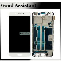 AMOLED / TFT White 5.5 Inch For OPPO R9S LCD Display Touch Screen Digitizer Assembly Panel Replacement / With Frame