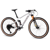 TRIFOX-Full Carbon Fiber MTB Suspension Bike Frame, MTB Disc Brake, 29er Boost, 148*12mm, PIONEER COMPLETE Bike