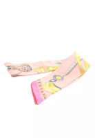 Hermès 二手愛馬仕 Cavalcades 真絲 Twilly 絲巾