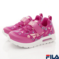 ★FILA斐樂頂級童鞋-氣墊機能運動鞋款2-J830U-255桃(中大童段)