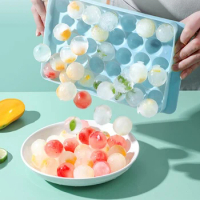 33 Grids Ice Balls Molds 3D Ice Cube Makers DIY Plastic Molds Ice Cream Tools Ice Tray Box