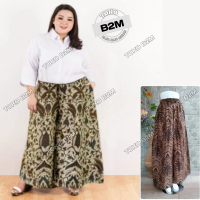 Celana kulot panjang wanita Celana wanita kulot batik B2M Motif Karet Melar