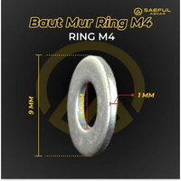 Baut Mur Ring M4 Baut M4 x 100