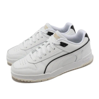 【PUMA】休閒鞋 RBD Game Low 男鞋 女鞋 黑 白 低筒 皮革 小白鞋(38637301)