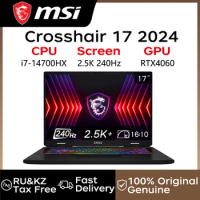 MSI Gaming Laptop Crosshair 17 HX 2024 Intel Core I7-14700HX 17" 2.5K 240Hz 16/32GB DDR5 1T/2TB M.2 SSD RTX4060/RTX4070 Notebook
