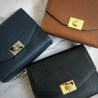 美國百分百【全新真品】MICHAEL KORS 包包 MK 真皮 荔枝皮金釦小方包 專櫃精品 共三色 AE48
