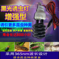 ⚡速發❣️免運✔️110v農用養殖低壓黑光燈紫光燈泡12V48V紫外線戶外魚塘110V誘蟲殺蟲燈