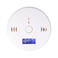Digital CO Carbon Monoxide&amp;Smoke Detector Alarm Poisoning Gas Warning Sensor (Batteries Not included)