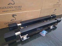Handle pintu rumah gagang pintu Tarikan pintu rumah 45cm READY MEDAN HITAM