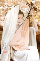 漢服古風拍照道具琵琶樂器影樓古裝拍攝擺件中國風兒童演出仿真琴