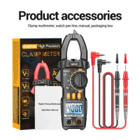 ANENG Clamp Meter Multimeter Tester Auto Ranging TRMS 4000 Counts AC DC Current Voltage Ohm Volt Amp Meter Electrical Tools