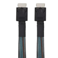 OCuLink SFF 8611 ke OCuLink PCIe/PCI Express SFF 8611 4i SSD kelajuan tinggi, kabel pendek aktif unt