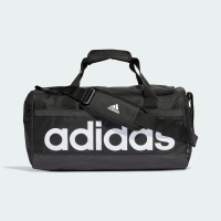 【adidas 愛迪達】手提包 健身包 運動包 旅行袋 小型 LINEAR DUFFEL S 黑 HT4742