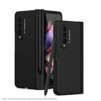 Z Fold 3 Funda Case for Samsung Galaxy Z Fold 3 ZFold3 5G W22 Hinge Pen Slot Coque Shock proof Protection Phone Case Cover Capa