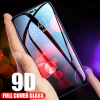 9D Edge Protective Glass for OPPO A7 A5 A3S A3 Phone Glass on Oppo AX7 AX5 C1 Realme U1 Screen Protector OppoA5 Oppo A3S Film