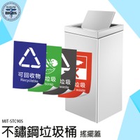 不鏽鋼垃圾桶 紙巾桶 資源回收 分類桶 垃圾桶 分類回收 資源回收桶 大型垃圾桶 STC90S