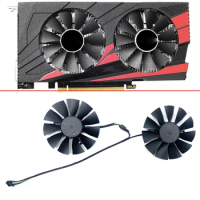 75MM Cooling Fans GTX1050 TI RX460 RX560 GPU FAN For ASUS STRIX GTX1050 Ti GTX 1050Ti RX 460 RX560 Fan Graphic Card T128010SH