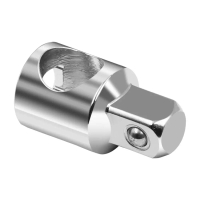 Adaptor soket sambungan sudut fleksibel dengan ratchet universal yang kukuh