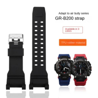 New Rubber Watchband For Ca-sio Air Ba GR-B200 GRB200 resin silicone Sport waterproof watch chain Wa