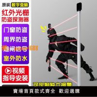 【台灣公司保固】紅外對射報警器紅外光柵探測器道閘門窗感應器紅外線防盜柵欄戶外