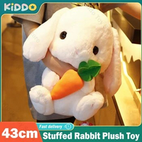43cm Cute Stuffed Rabbit Plush Toy Soft Toys Cushion Bunny Kid Pillow Doll Birthday Gifts For Children Baby Accompany Sleep Toy