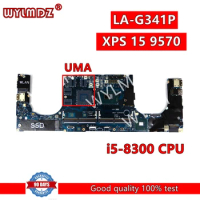 LA-G341P With i5-8300H Mainboard For DELL XPS 15 9570 Precision 5530 M5530 Laptop Motherboard CN-02FC04 100% Tested