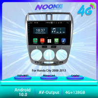 4+128GB For Honda City 2008-2013 Multimedia Carplay Car Radio Stereo Receiver GPS 5G Navigation Head Unit Player Screen 2Din