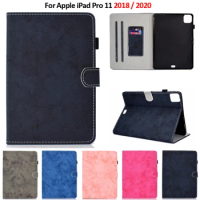 For iPad Pro 11 Case 2018 Wallet Card Slots Protective Tablet Shell For Funda iPad Pro 11 2020 Case For iPad Pro 2020 / 2018 11"